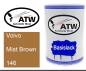 Preview: Volvo, Mist Brown, 146: 500ml Lackdose, von ATW Autoteile West.